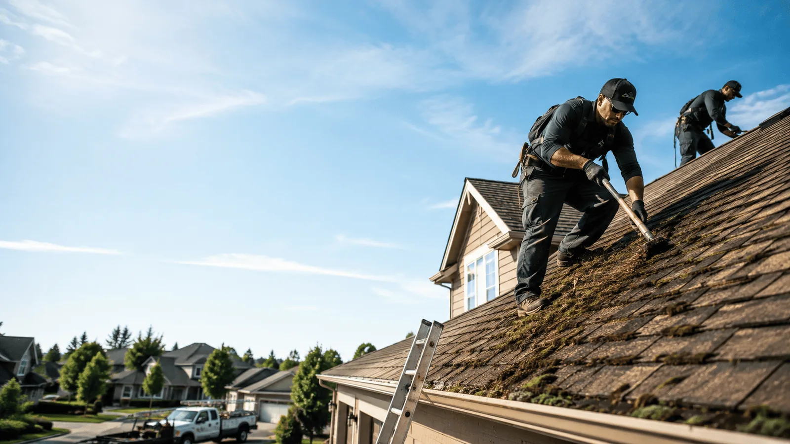 Roof Moss Removal in Atomic City, ID near me